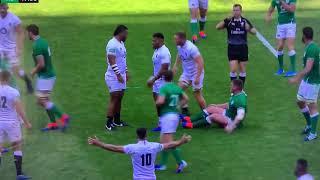 Tadhg Furlong have a seat lad! Another big hit from England vs Ireland 2019