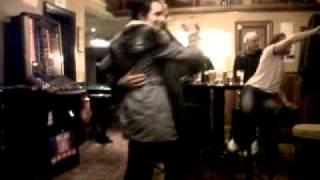 old man dances with young girl when drunk