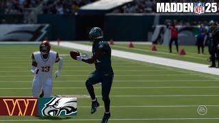 Washington Commanders vs. Philadelphia Eagles | Madden NFL 25 Roster Simulation #madden24