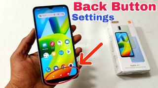 Redmi A1 Back Button Settings Kaise Karen | How To Set Back Button Settings Redmi A1 | 100% Ok