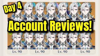 Genshin Impact Account Reviews! | Day 4