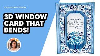 How to Make a 3D Fun Fold Window Card That Bends!