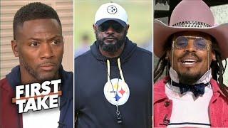 FIRST TAKE | Mike Tomlin lost his locker room - Cam Newton on Steelers collapse 3-gm losing streak