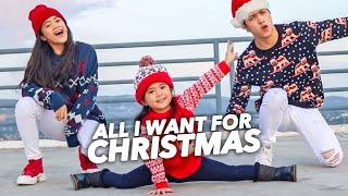 All I Want For CHRISTMAS Siblings Dance! | Ranz and Niana ft Natalia