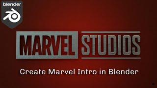 How to make Marvel Phase 4 Intro in Blender Tutorial | CGDASH