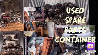 Used Auto spare parts Container