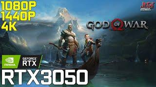 God of War | RTX 3050 | 1080p, 1440p, 4K benchmarks!