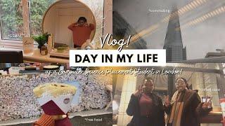 Day in my Life as a Computer Science Placement Student in London | GRWM, Commute, Work, Friends,..