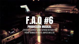 FAQ#6 PRODUCCIÓN MUSICAL: ¿Cómo separo una canción MASTERIZADA en tracks sueltos? Vivo de la música?