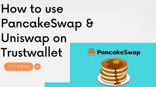 How to use PancakeSwap & Uniswap on TrustWallet | Fix errors | Use PancakeSwap on IPhone | UPDATED |