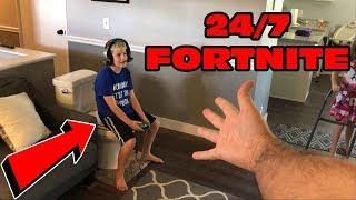 Kid Won't Stop Playing Fortnite For ANYTHING - Brings Toilet To Living Room? [ Original ]