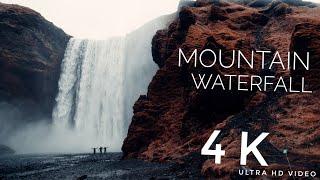 The world's Most Beautiful Mountain waterfall - 8k Ultra HD video