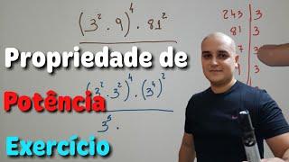 Propriedades de potência - Exercício