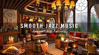 Cozy Coffee Shop Ambience ~ Smooth Instrumental Jazz Music Relaxing Piano Jazz Music for Work,Study