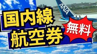 教えちゃいます！ANA国内線無料化術！PPポイントもらえる