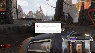 Final 2 squads game crash! Apex Legends r5apex.exe appliaction error (possible fix in discription)