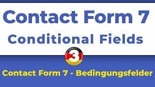 Contact Form 7 Conditional Fields Tutorial 3 - deutsch 