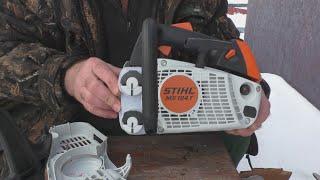 81. Прикупил STIHL 194T.  Проверка на подлинность.  Первый запуск