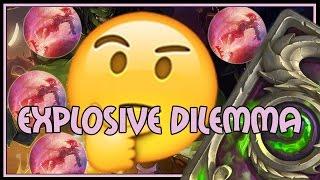 Hearthstone: Explosive dilemma (trap hunter)