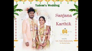 Sanjana Weds Karthik || Wedding Moments
