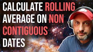 Power BI & DAX: How to Calculate Rolling Moving Averages on Non Contiguous Dates (Tutorial)