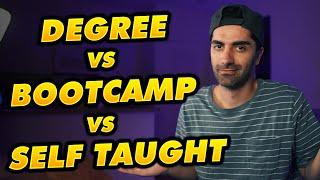 Coding Bootcamp vs Self Taught vs Degree