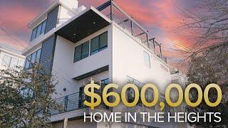 What $600,000 Gets You in The Heights | Houston, TX Home Tour