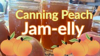 Canning Peach Jam-elly - Canning Peach Jam - Canning Peach Jelly - Step by Step Instructions