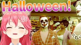 "35P Army" led by Sakura Miko occupying Los Santos on Halloween [hololive/ Eng sub]