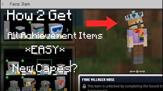 How To Get all of the Minecraft Bedrock Achievement Items