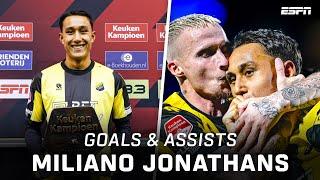 Alle GOALS & ASSISTS van MILIANO JONATHANS in de Keuken Kampioen Divisie 