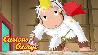 George Poses as a Chicken  Curious George  Kids Cartoon  Kids Movies