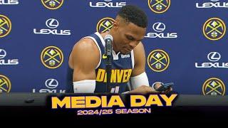 Russell Westbrook On Nuggets Role, Jokic, Expectations | 2024 Media Day