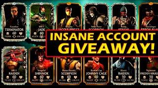 MK Mobile. Amazing Account Giveaway. Piercing Mileena Challenge.