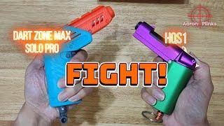 HQS1 versus Dart Zone Max Solo Pro - A Quick Comparison Nerf Blasters Video