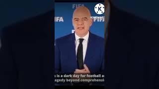 Presiden FIFA angkat bicara terkait kerusuhan Arema#shorts