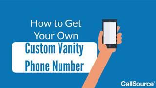 How to Get Your Own Custom Vanity Phone Number