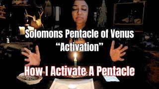 Step by Step - How I Activate the Venus Pentacle #venus #magic #pentacle #activation