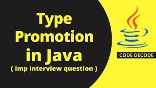 Type promotions in Java || Method overloading with type promotion [IMP Interview Concept]