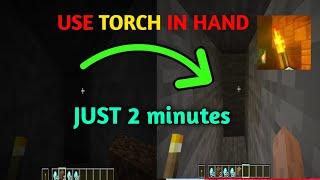 how to use torch light by holding in hand in minecraft | How to enable dynamic lights in minecraft