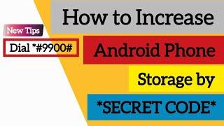 How to increase Internal Storage by Secret Code on Android