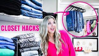 10 Super Easy Closet Organization Hacks (Tricks That Actually Work!)