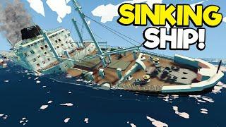 I Made a VERY BAD Decision During a Sinking Ship! (Stormworks Sinking Ship Survival)