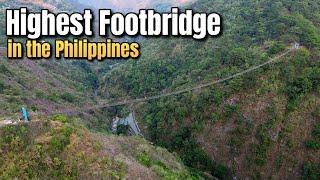 Ang pinaka mataas na Hanging Footbridge sa Pilipinas