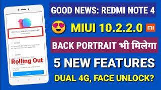 Redmi Note 4 Miui 10.2.2.0 Stable Update Released | 5 New features | Miui 10.2.2.0 for Redmi Note 4