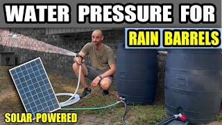 Solar Water Pump for Rain Barrels