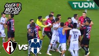 ¡SE ARMA LA BRONCA! Cierre ‘calientito’ | Atlas 1-1 Rayados | Grita México BBVA AP2021 - 4tos | TUDN