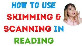How to use Skimming and Scanning in Reading  #skimming  #scanning