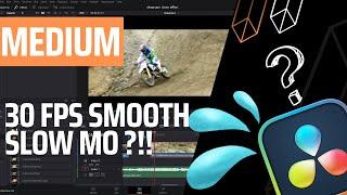 How to make slow motion out of 30FPS ? { Davinci Resolve18}