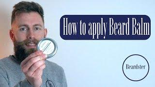 How to Apply Beard Balm with Beardster Beardcare